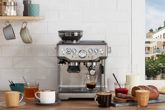 Breville Barista Express on Beautiful Espresso Bar